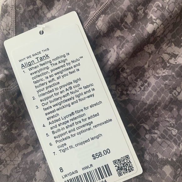 *BRAND NEW* Lululemon Align Tank - Picture 5 of 8